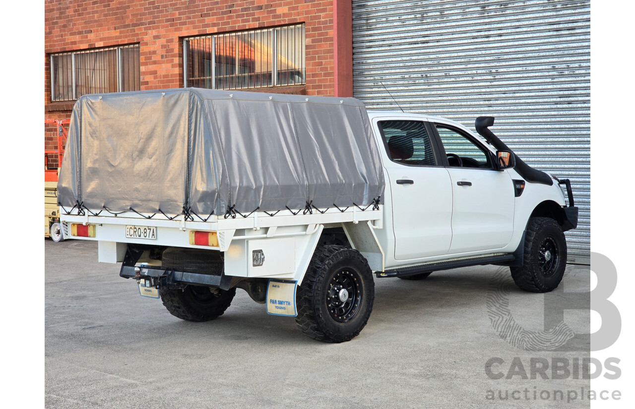 1/2014 Ford Ranger XL 3.2 (4x4) PX 4d Dual C/Chas White Turbo Diesel 3.2L