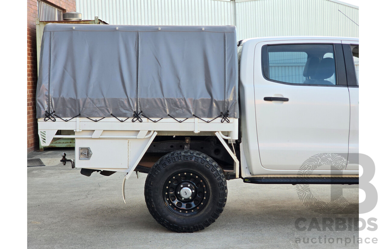 1/2014 Ford Ranger XL 3.2 (4x4) PX 4d Dual C/Chas White Turbo Diesel 3.2L