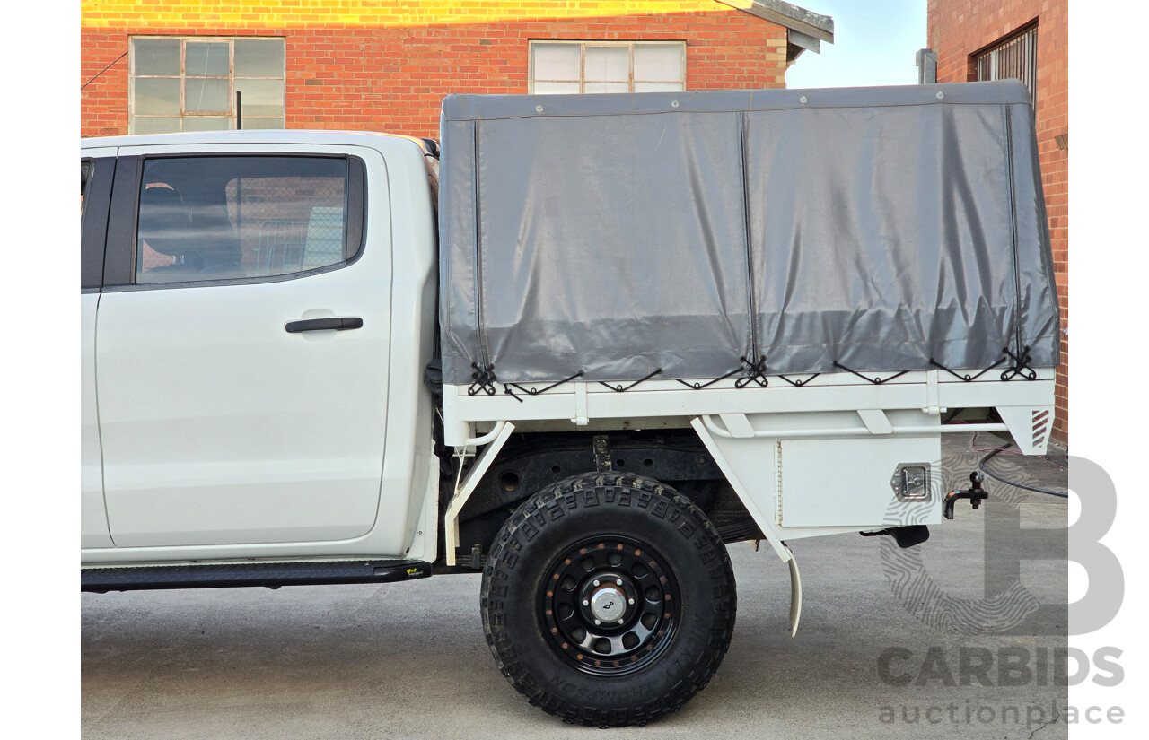 1/2014 Ford Ranger XL 3.2 (4x4) PX 4d Dual C/Chas White Turbo Diesel 3.2L