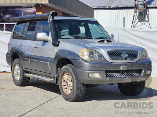 1/2005 Hyundai Terracan CRDi  4d Wagon Silver 2.9L