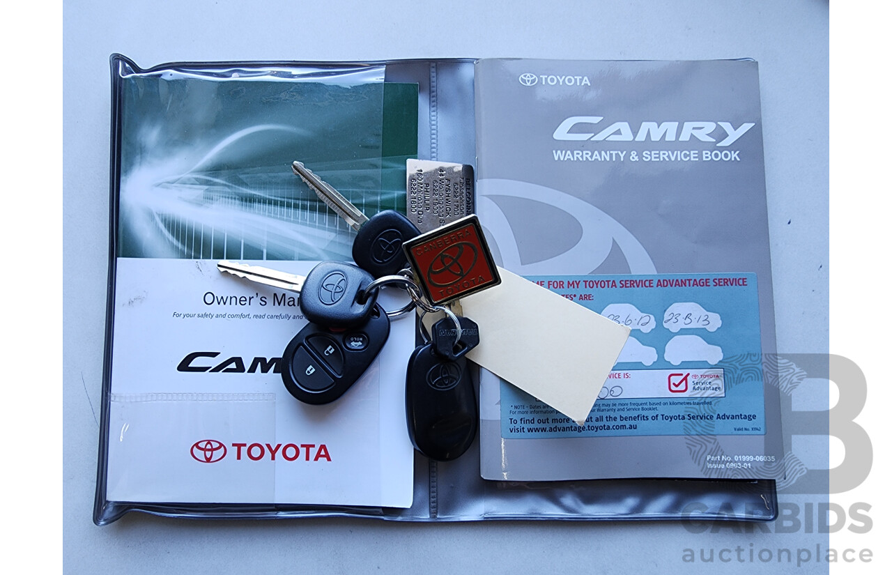 4/2010 Toyota Camry Touring SE ACV40R 09 UPGRADE 4d Sedan White 2.4L