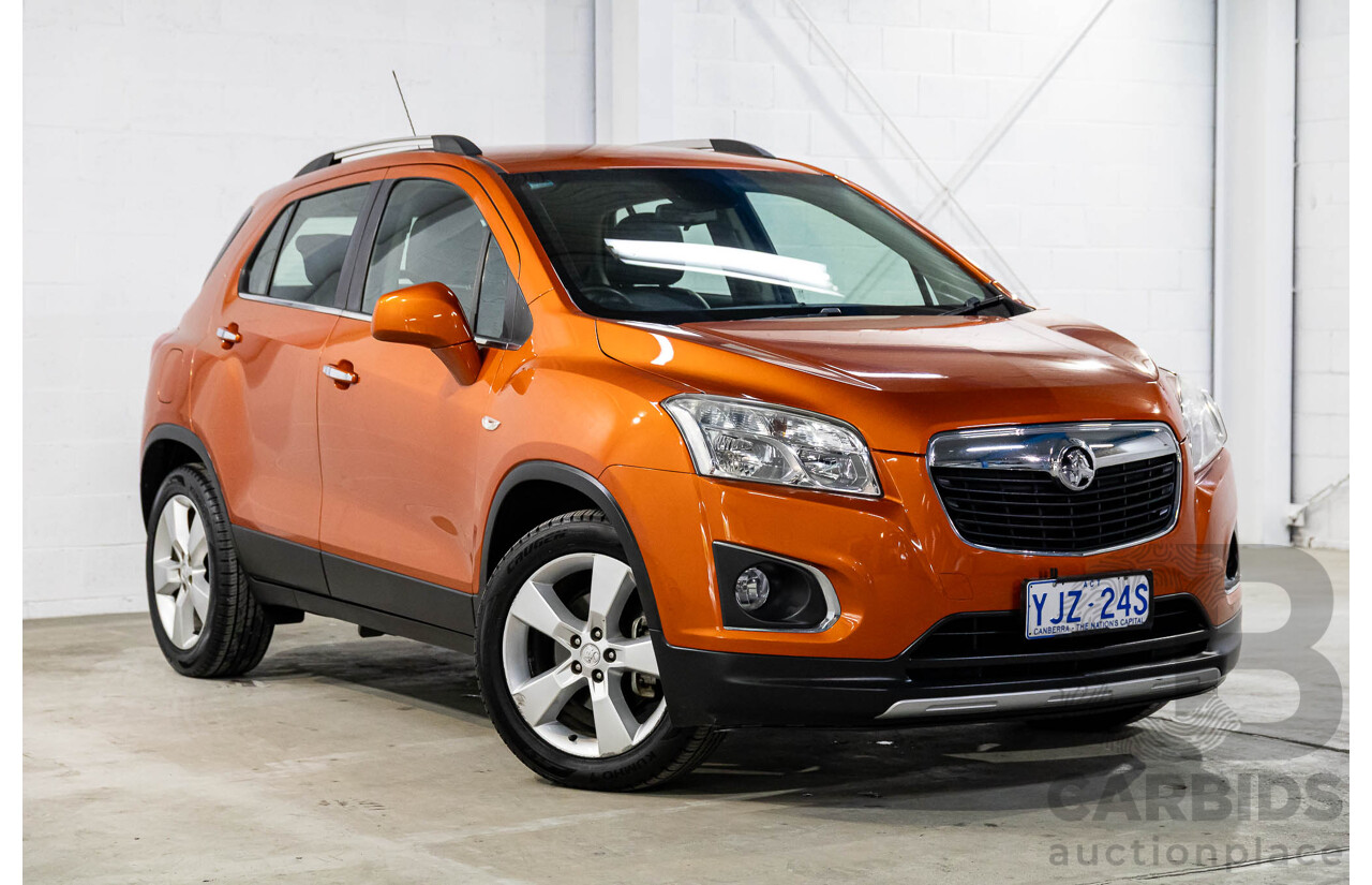 6/2014 Holden Trax LTZ TJ MY15 4d Wagon Orange Rock Metallic 1.8L