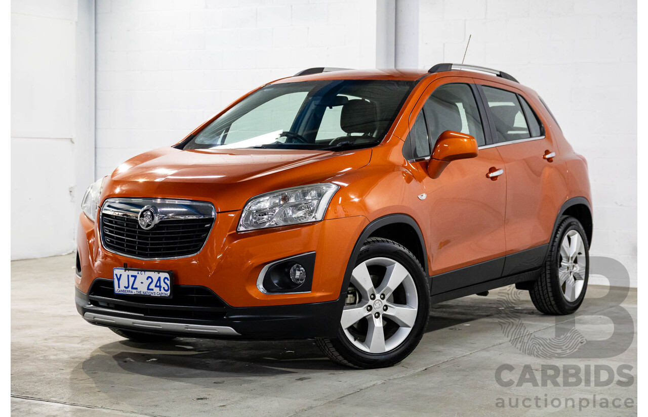6/2014 Holden Trax LTZ TJ MY15 4d Wagon Orange Rock Metallic 1.8L