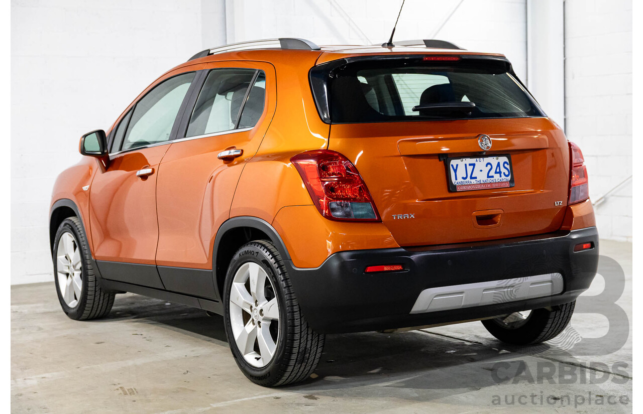 6/2014 Holden Trax LTZ TJ MY15 4d Wagon Orange Rock Metallic 1.8L