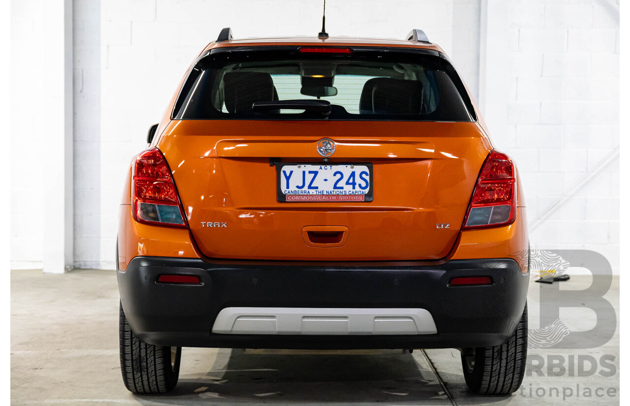 6/2014 Holden Trax LTZ TJ MY15 4d Wagon Orange Rock Metallic 1.8L