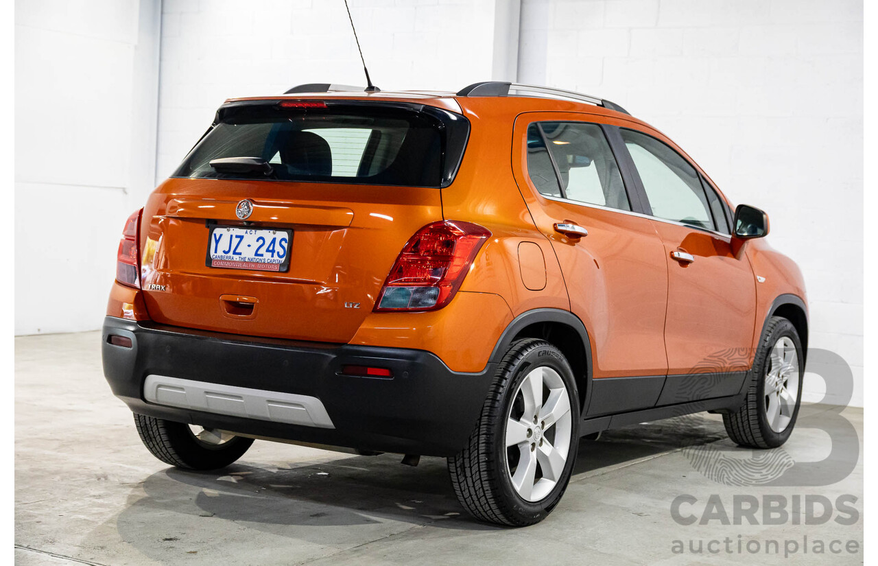 6/2014 Holden Trax LTZ TJ MY15 4d Wagon Orange Rock Metallic 1.8L