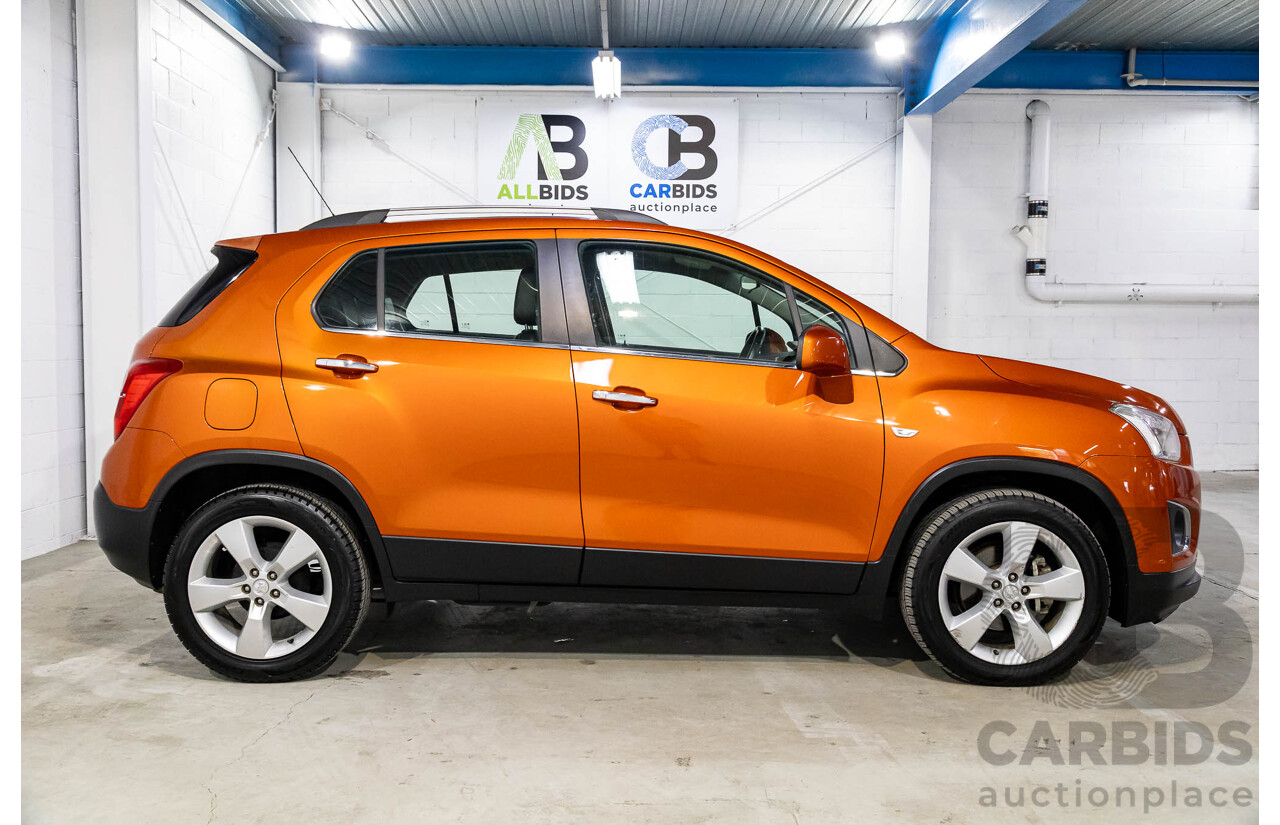 6/2014 Holden Trax LTZ TJ MY15 4d Wagon Orange Rock Metallic 1.8L