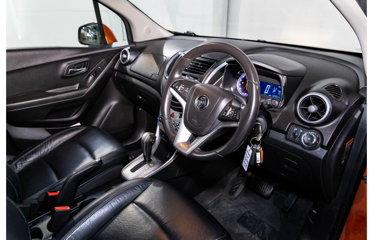 6/2014 Holden Trax LTZ TJ MY15 4d Wagon Orange Rock Metallic 1.8L