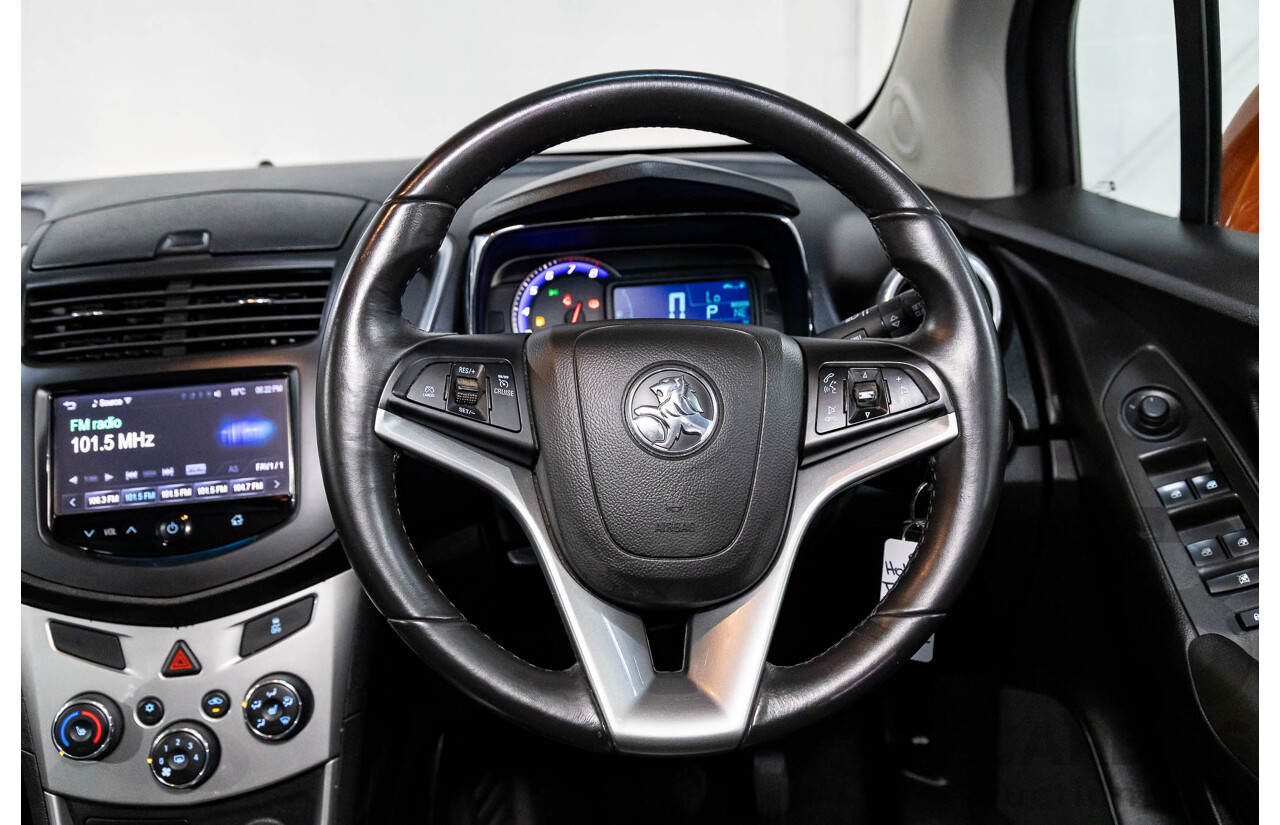 6/2014 Holden Trax LTZ TJ MY15 4d Wagon Orange Rock Metallic 1.8L