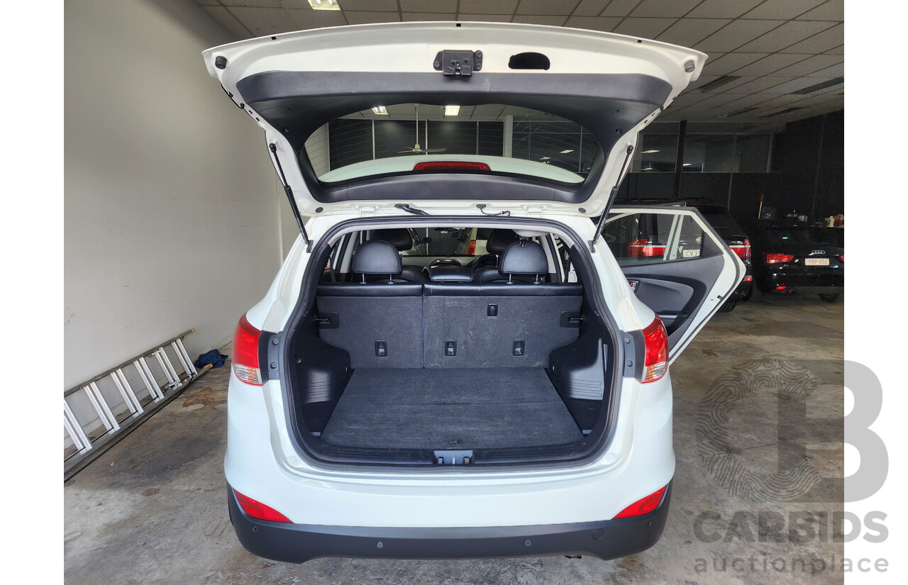 6/2011 Hyundai Ix35 Elite (awd) LM MY11 4d Wagon White 2.4L