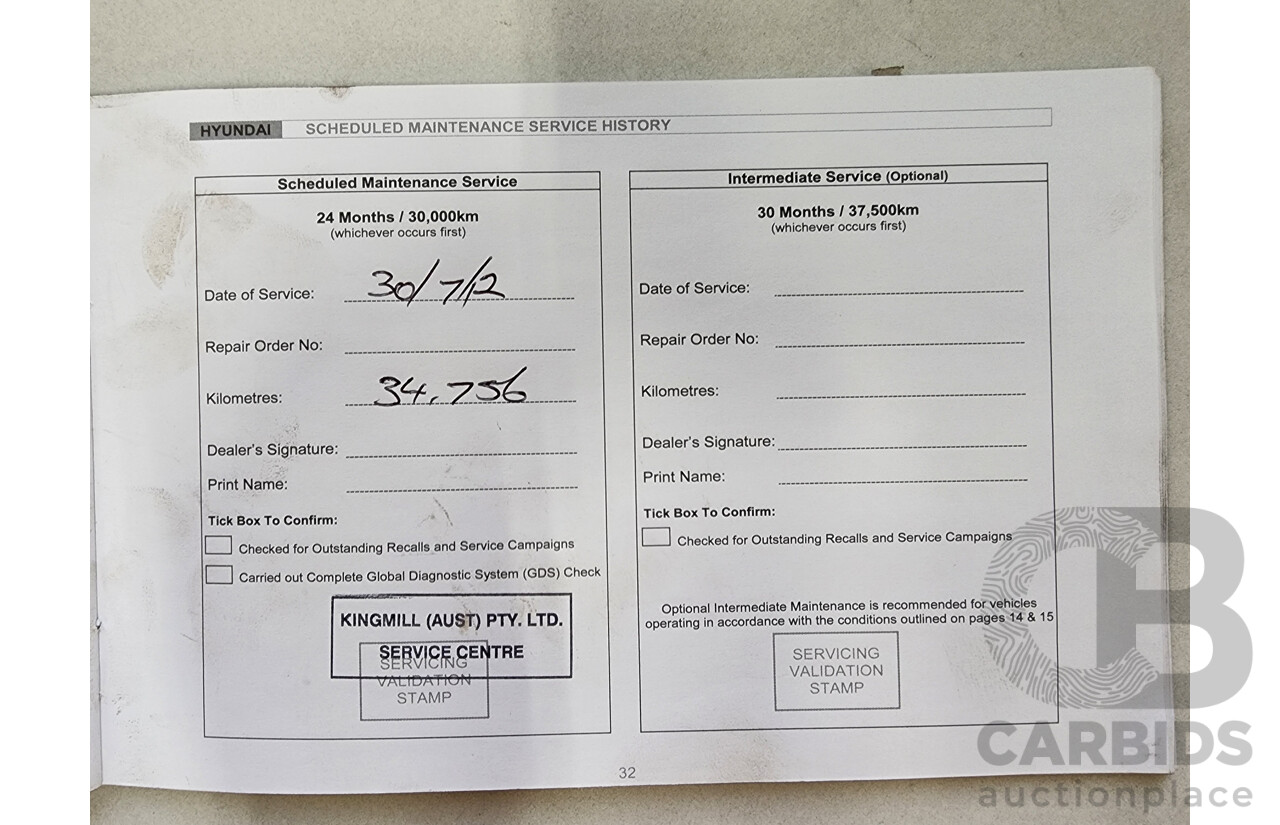 6/2011 Hyundai Ix35 Elite (awd) LM MY11 4d Wagon White 2.4L