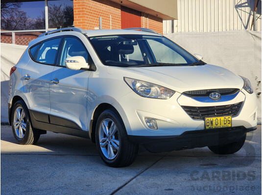 6/2011 Hyundai Ix35 Elite (awd) LM MY11 4d Wagon White 2.4L