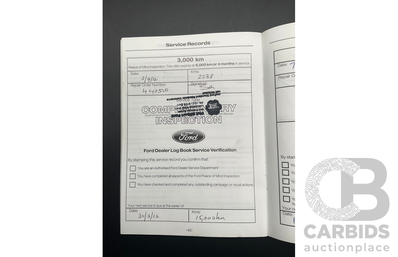 2/2012 Ford Mondeo Zetec TDCi MC 4d Wagon Frozen White Turbo Diesel 2.0L