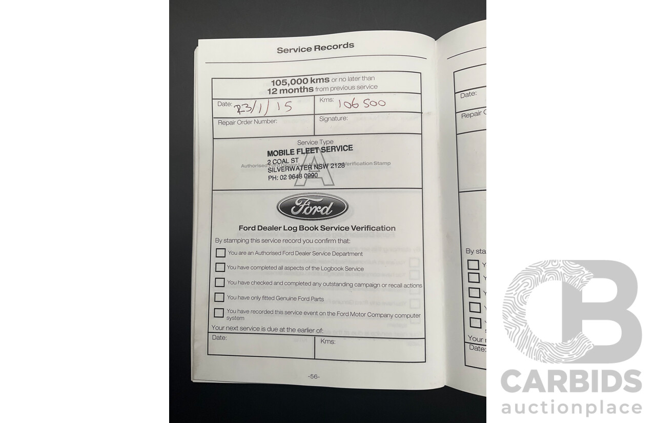 2/2012 Ford Mondeo Zetec TDCi MC 4d Wagon Frozen White Turbo Diesel 2.0L