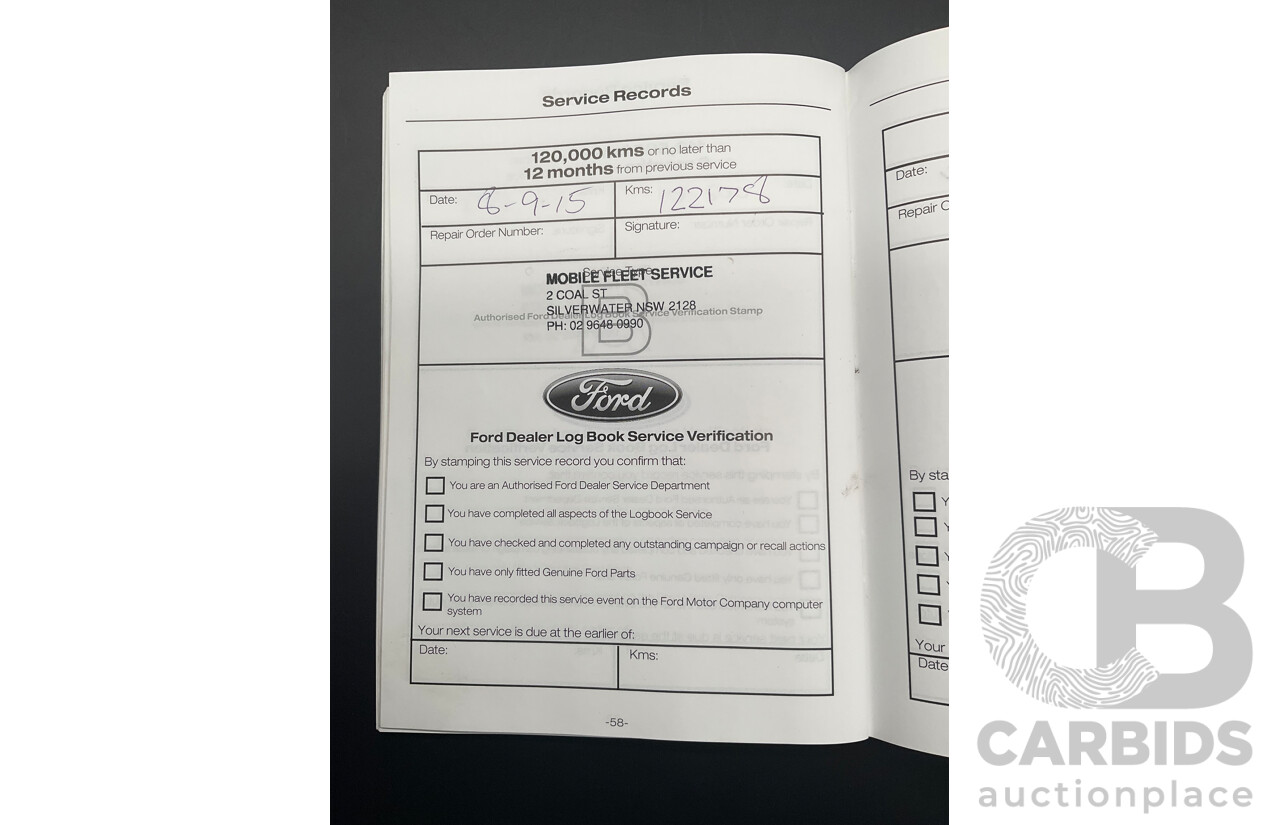 2/2012 Ford Mondeo Zetec TDCi MC 4d Wagon Frozen White Turbo Diesel 2.0L
