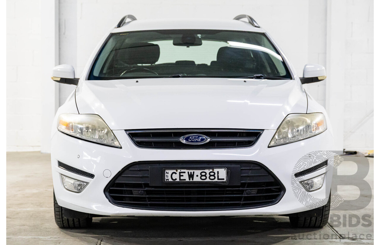 2/2012 Ford Mondeo Zetec TDCi MC 4d Wagon Frozen White Turbo Diesel 2.0L