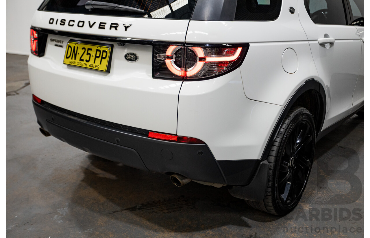 03/2016 Land Rover Discovery Sport TD4 HSE AWD LC MY16.5 4D Wagon Fuji White 2.2L - 7 Seats