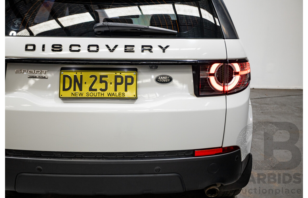 03/2016 Land Rover Discovery Sport TD4 HSE AWD LC MY16.5 4D Wagon Fuji White 2.2L - 7 Seats
