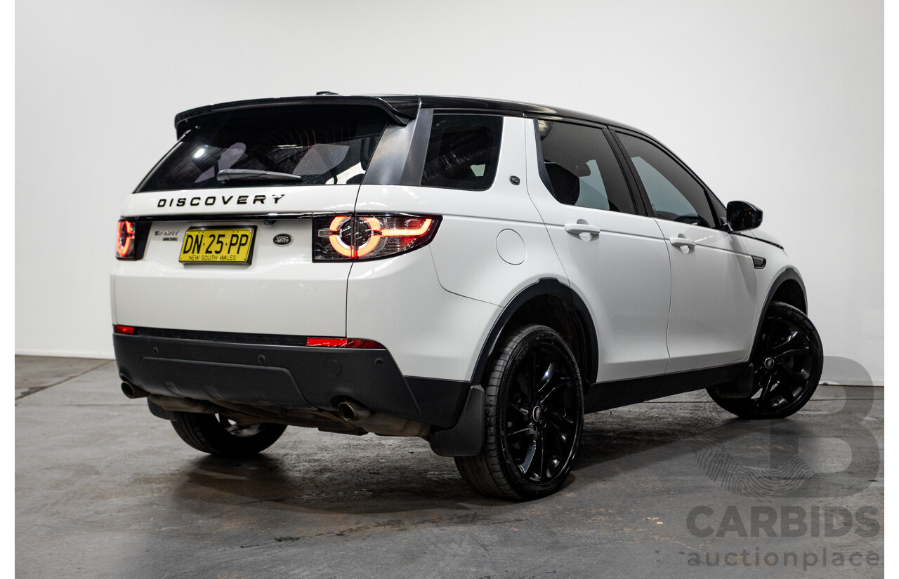 03/2016 Land Rover Discovery Sport TD4 HSE AWD LC MY16.5 4D Wagon Fuji White 2.2L - 7 Seats