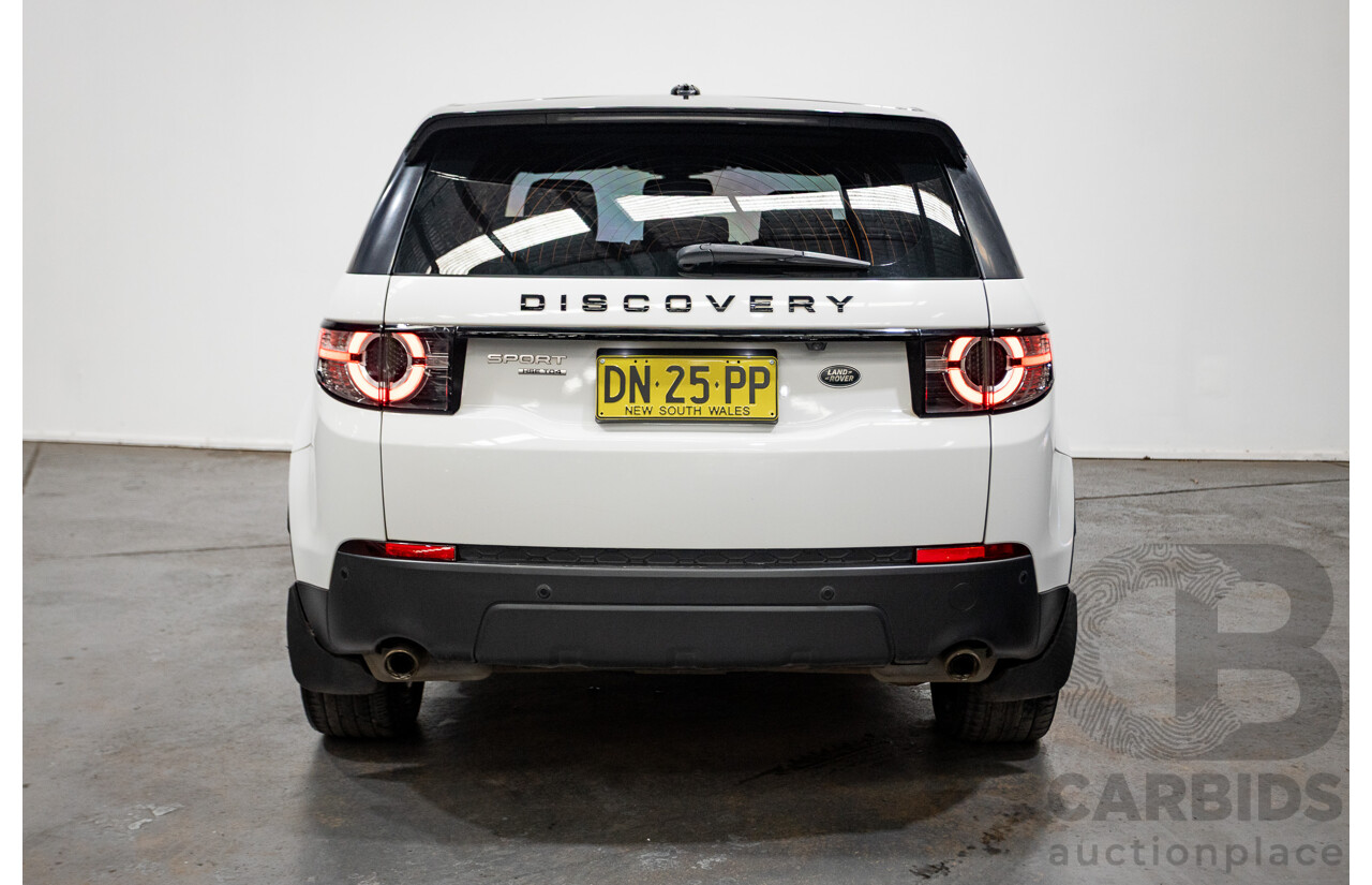 03/2016 Land Rover Discovery Sport TD4 HSE AWD LC MY16.5 4D Wagon Fuji White 2.2L - 7 Seats