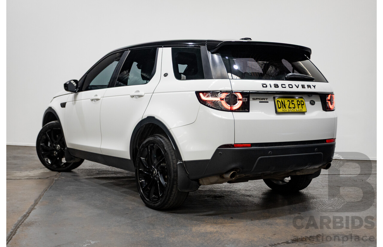 03/2016 Land Rover Discovery Sport TD4 HSE AWD LC MY16.5 4D Wagon Fuji White 2.2L - 7 Seats