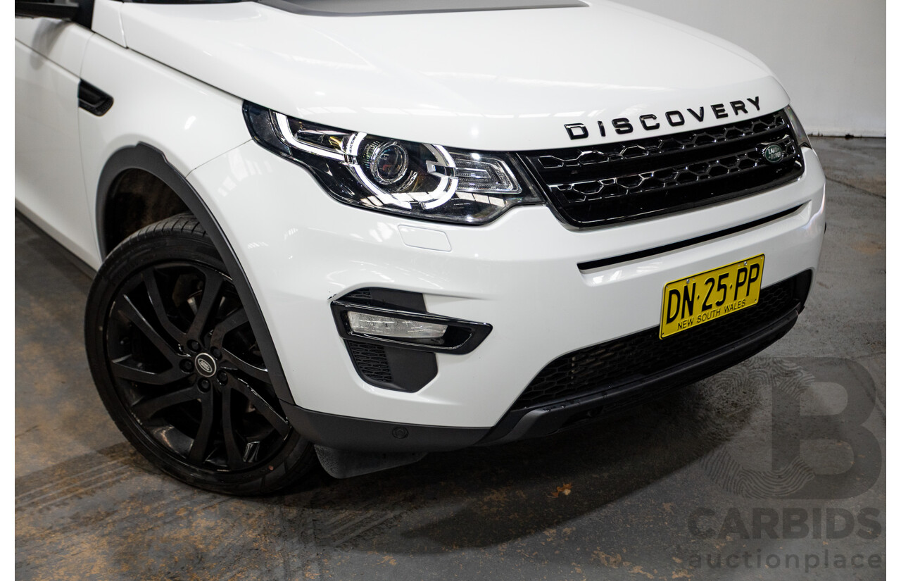 03/2016 Land Rover Discovery Sport TD4 HSE AWD LC MY16.5 4D Wagon Fuji White 2.2L - 7 Seats