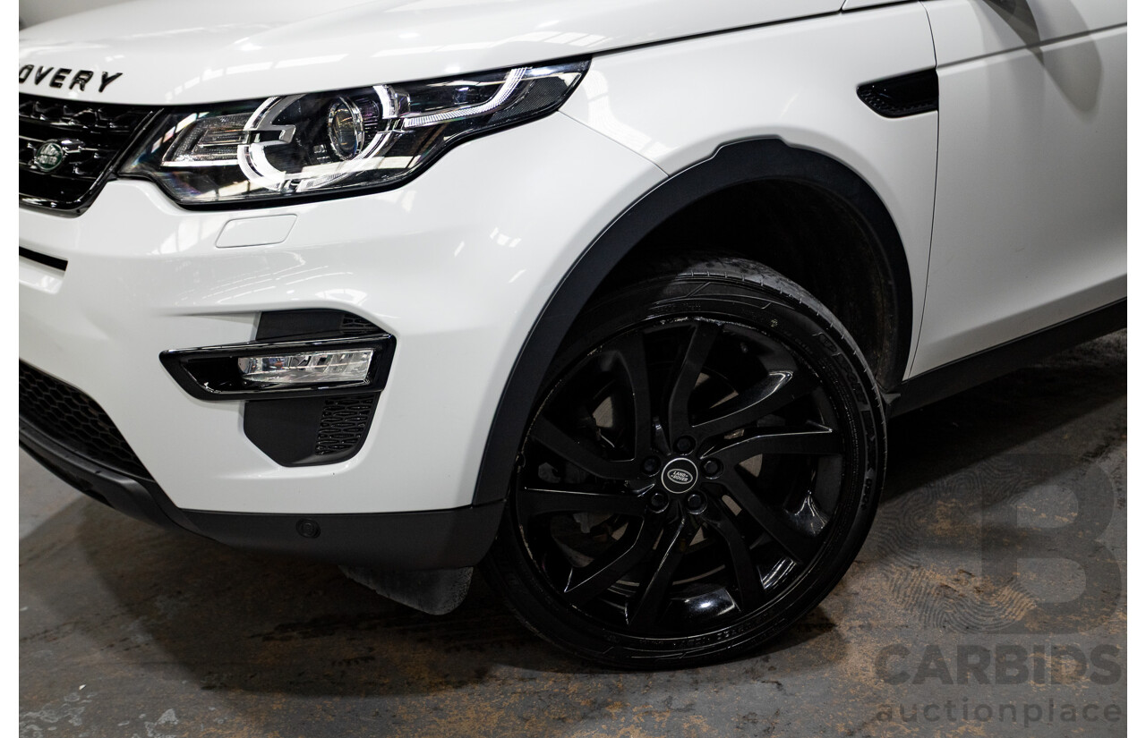03/2016 Land Rover Discovery Sport TD4 HSE AWD LC MY16.5 4D Wagon Fuji White 2.2L - 7 Seats