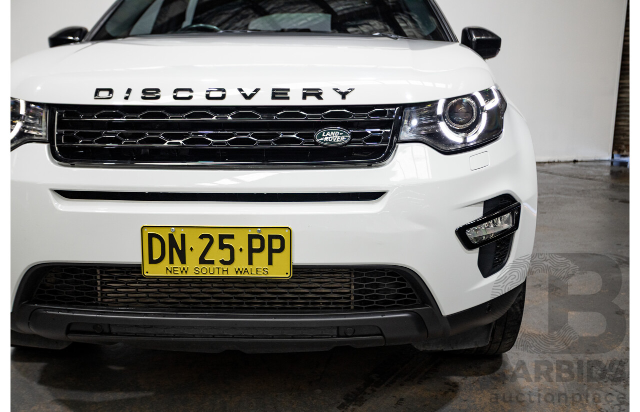 03/2016 Land Rover Discovery Sport TD4 HSE AWD LC MY16.5 4D Wagon Fuji White 2.2L - 7 Seats