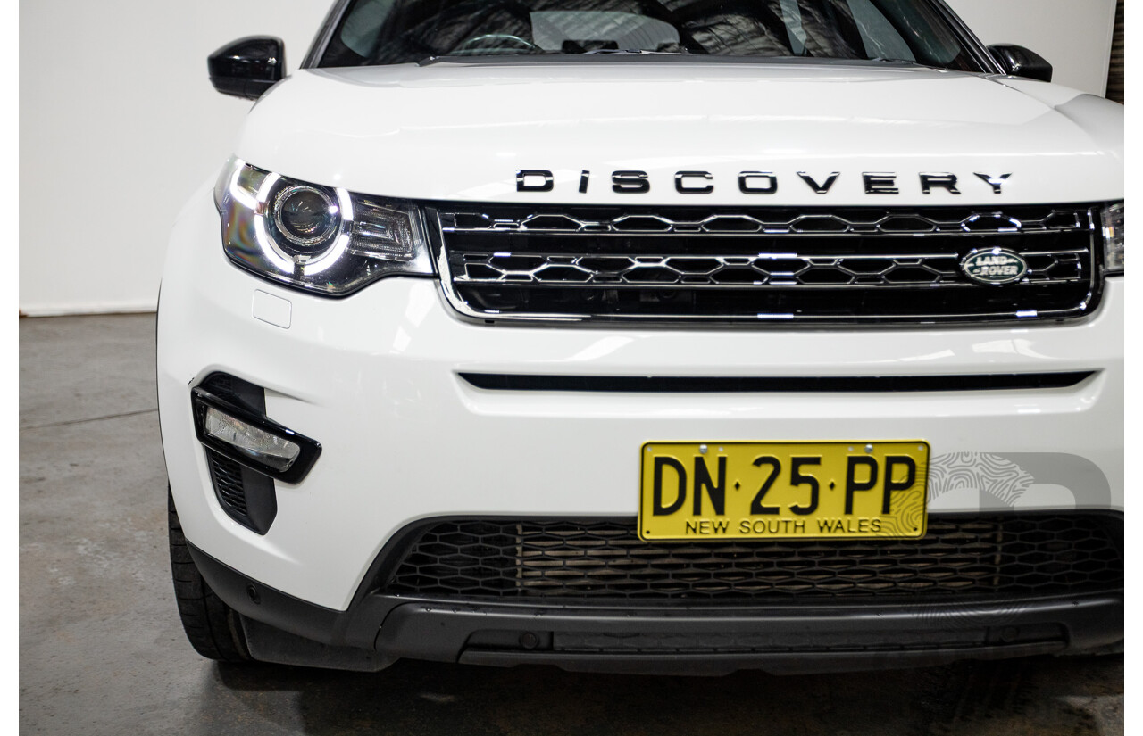 03/2016 Land Rover Discovery Sport TD4 HSE AWD LC MY16.5 4D Wagon Fuji White 2.2L - 7 Seats