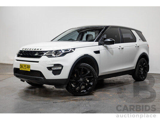 03/2016 Land Rover Discovery Sport TD4 HSE AWD LC MY16.5 4D Wagon Fuji White 2.2L - 7 Seats