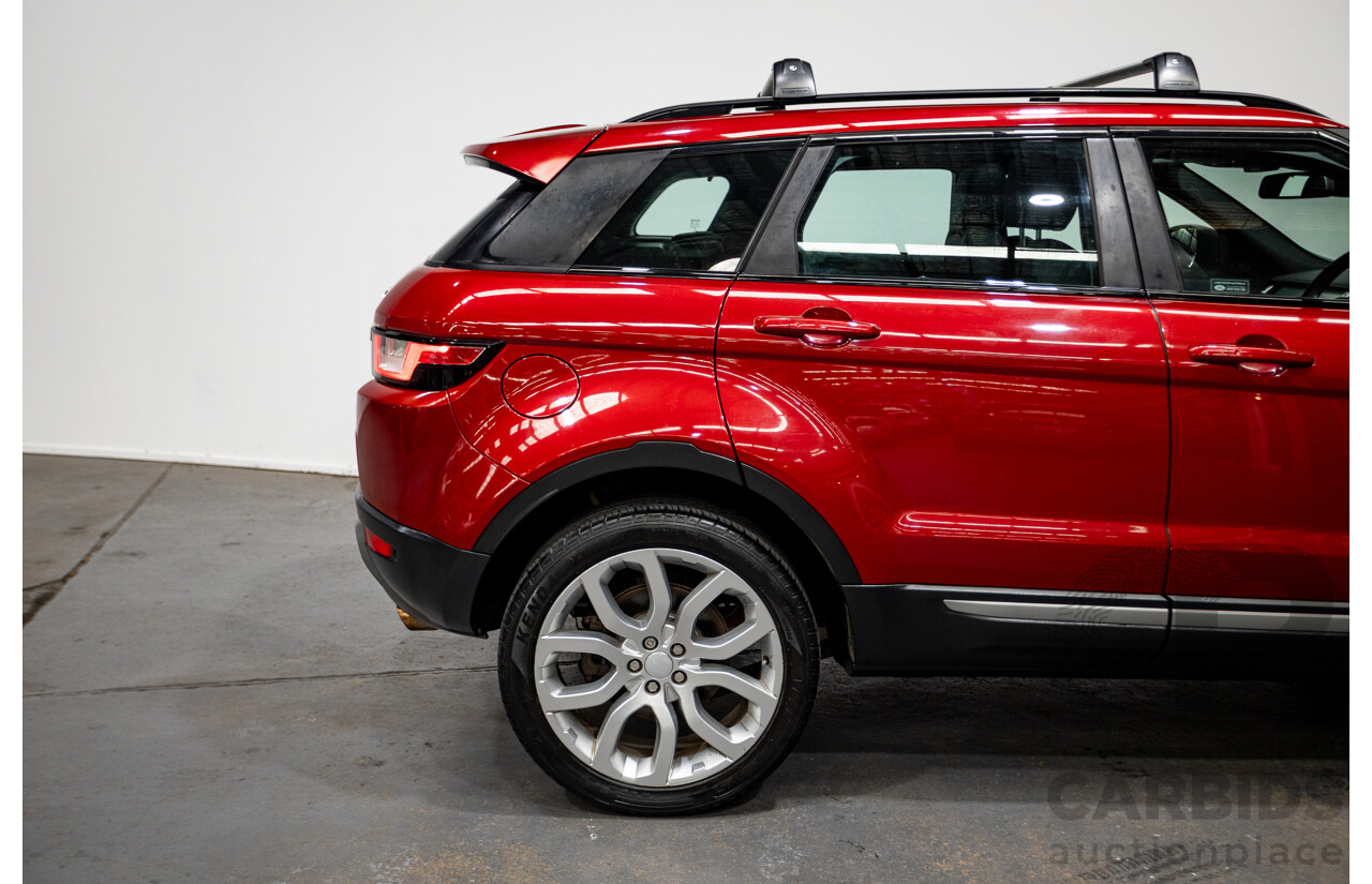 06/2017 Range Rover Evoque TD4 150 SE (AWD) LV MY17 5D Wagon Firenze Red Turbo Diesel 2.0L
