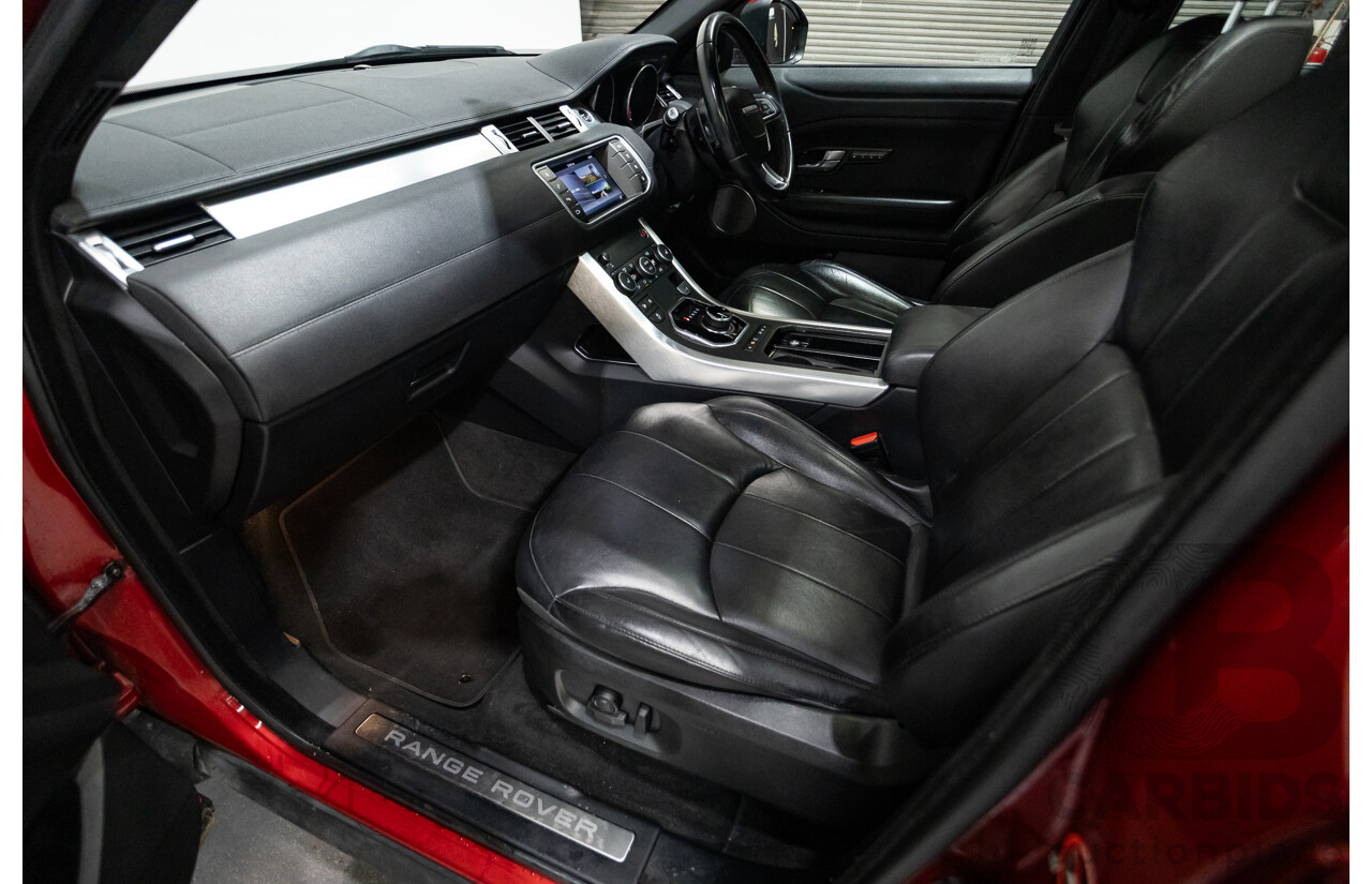 06/2017 Range Rover Evoque TD4 150 SE (AWD) LV MY17 5D Wagon Firenze Red Turbo Diesel 2.0L