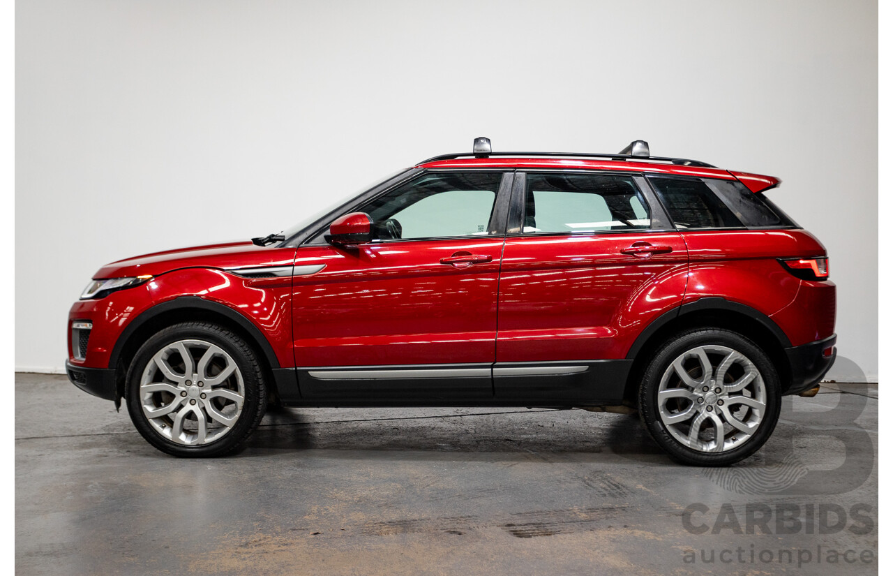 06/2017 Range Rover Evoque TD4 150 SE (AWD) LV MY17 5D Wagon Firenze Red Turbo Diesel 2.0L