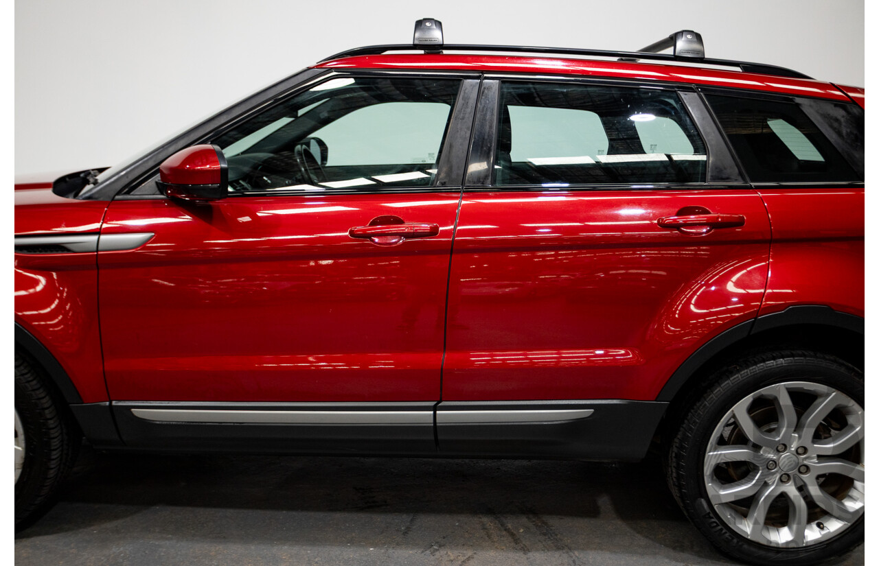 06/2017 Range Rover Evoque TD4 150 SE (AWD) LV MY17 5D Wagon Firenze Red Turbo Diesel 2.0L