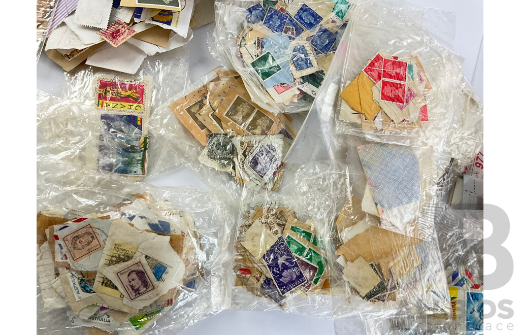 Collection of Australian and International Stamps Including Predecimal, Netherlands, United Kingdom, Ceylon, Ghana, Argentina, South Africa, France and More