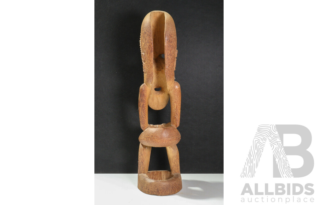 Hand Carved Oceanic Vanuatu Tribal Style Wood Figure
