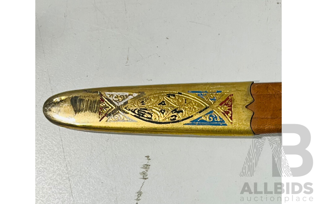 Spanish Torino Style Fantasy Display Sword with Faux Leather Sheath