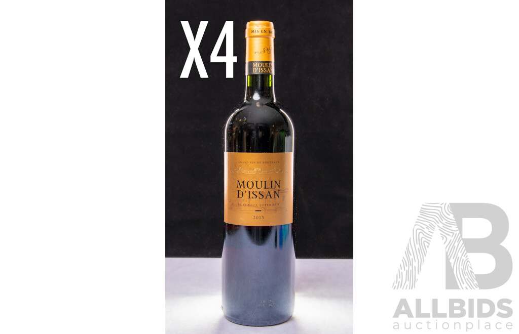 Grand Vin De Bordeaux Moulin D'Issan Superieur X 4
