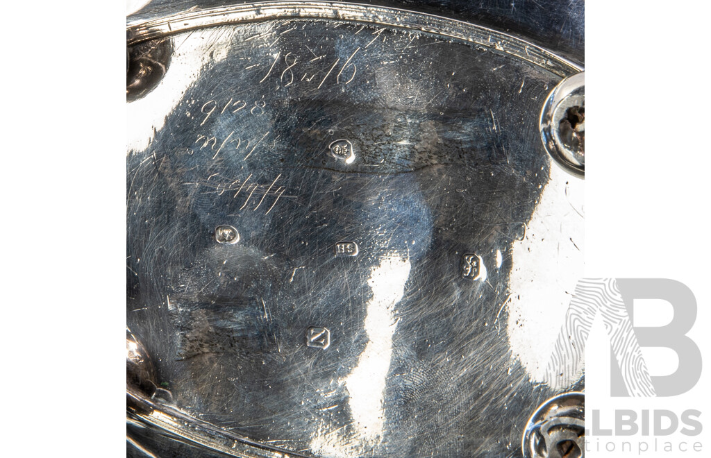 Antique George III Sterling Silver Teapot, Solomon Hougham, London 1808