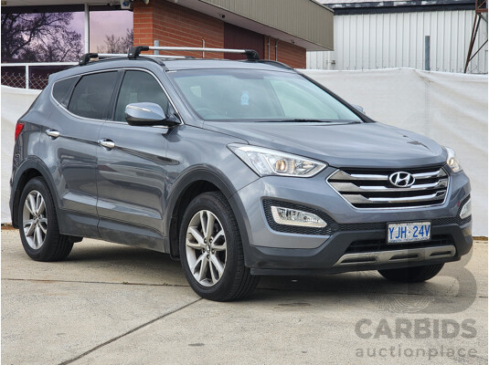 1/2013 Hyundai Santa Fe Elite CRDi (4x4) DM 4d Wagon Silver/Grey 2.2L