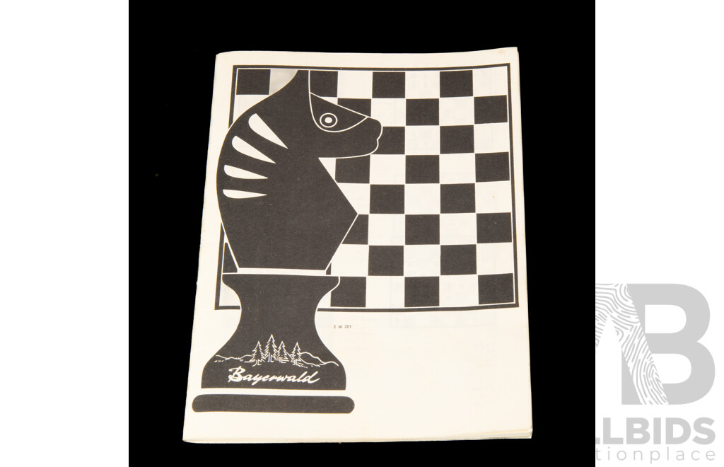 Retro Graeme Anthony Hand Made Pewter 1974 Wizard of Id Chess Set in Original Box with All Pieces