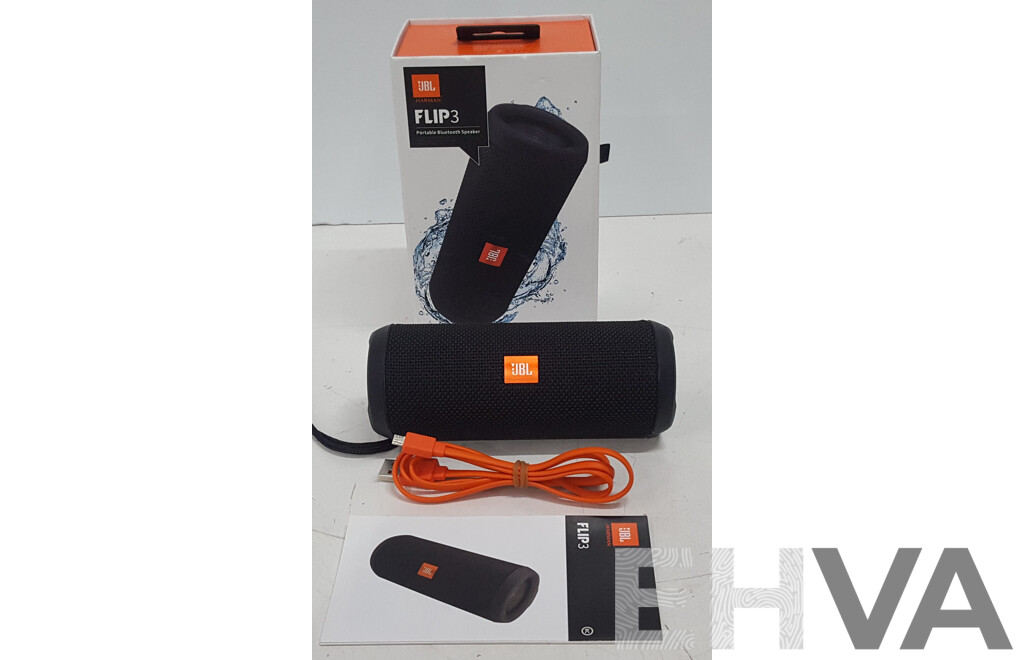 JBL Flip 3 Splashproof Portable Bluetooth Speaker