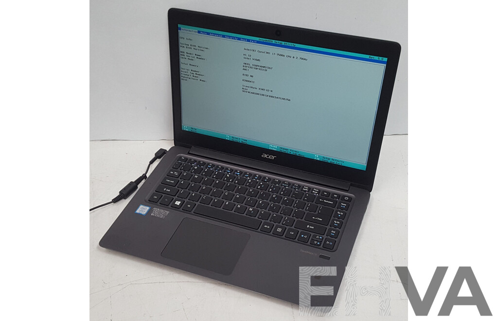 Acer TravelMate (TMX349-G2-M-78JE) Intel Core i7 (7500U) 2.70GHz-3.50GHz 2-Core CPU 14-Inch Laptop