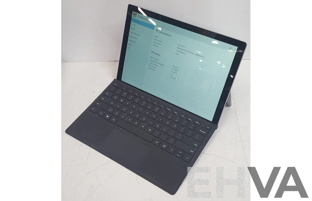 Microsoft (1866) Surface Pro 7 Intel Core i5 (1035G4) 1.10GHz-3.70GHz 4-Core CPU 128GB 12.3-Inch Touchscreen Detachable Laptop