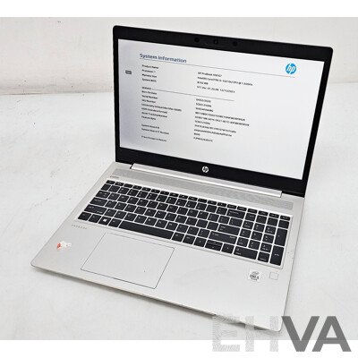HP ProBook 450 G7 Intel Core I5 (10210U) 1.60GHz - 4.20GHz 4-Core CPU 15.6-Inch Laptop