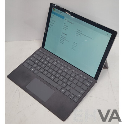 Microsoft (1866) Surface Pro 7 Intel Core i5 (1035G4) 1.10GHz-3.70GHz 4-Core CPU 128GB 12.3-Inch Touchscreen Detachable Laptop
