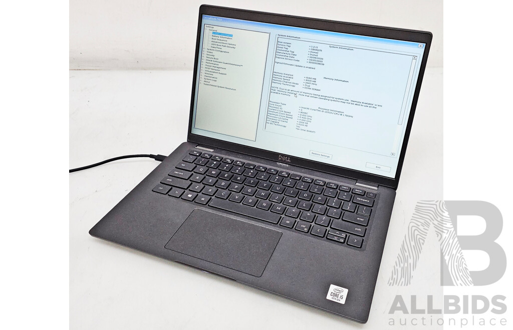 Dell Latitude 7410 Intel Core I5 (10310U) 1.70GHz-4.40GHz 4-Core CPU 14-Inch Laptop