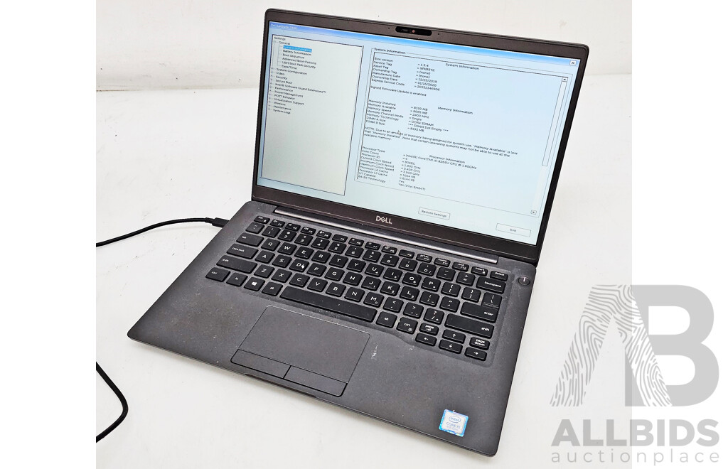 Dell Latitude 7400 Intel Core I5 (8265U) 1.60GHz-3.90GHz 4-Core CPU 14-Inch Laptop