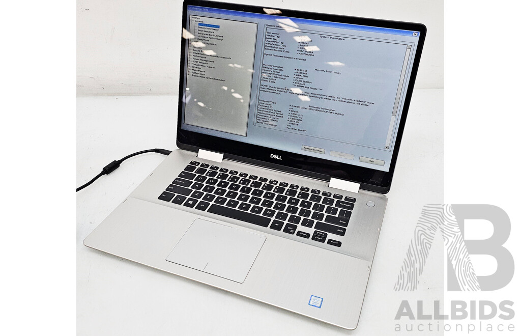 Dell Inspiron 15 7586 Intel Core I7 (8565U) 1.80GHz-4.60GHz 4-Core CPU 15.6-Inch Laptop