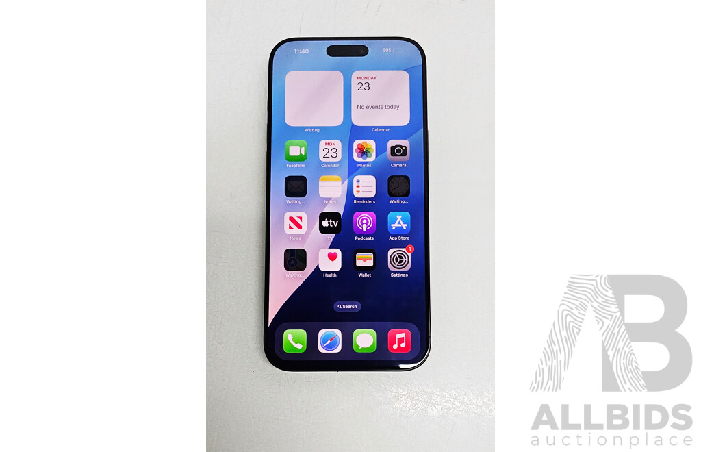 Apple (A3296) 6.9-Inch 256GB IPhone 16 Pro MAX (Black Titanium)
